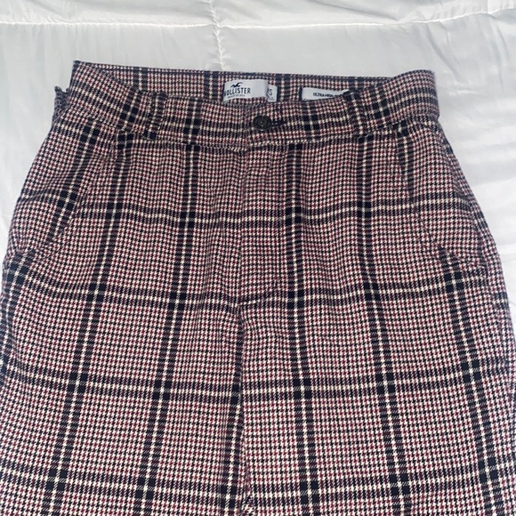 Girls Ultra-High Rise Plaid Super Skinny Pants - Picture 2 of 4